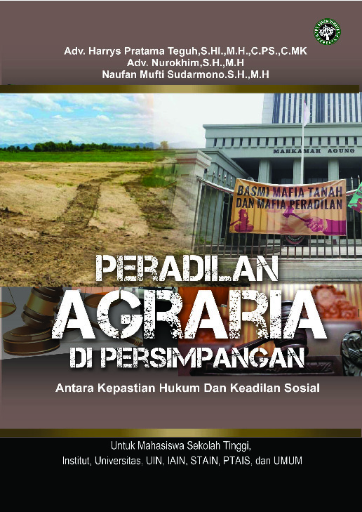 Sampul buku Peradilan agraria di...